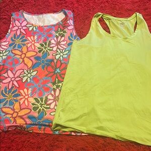Floral and Solid Tank Tops